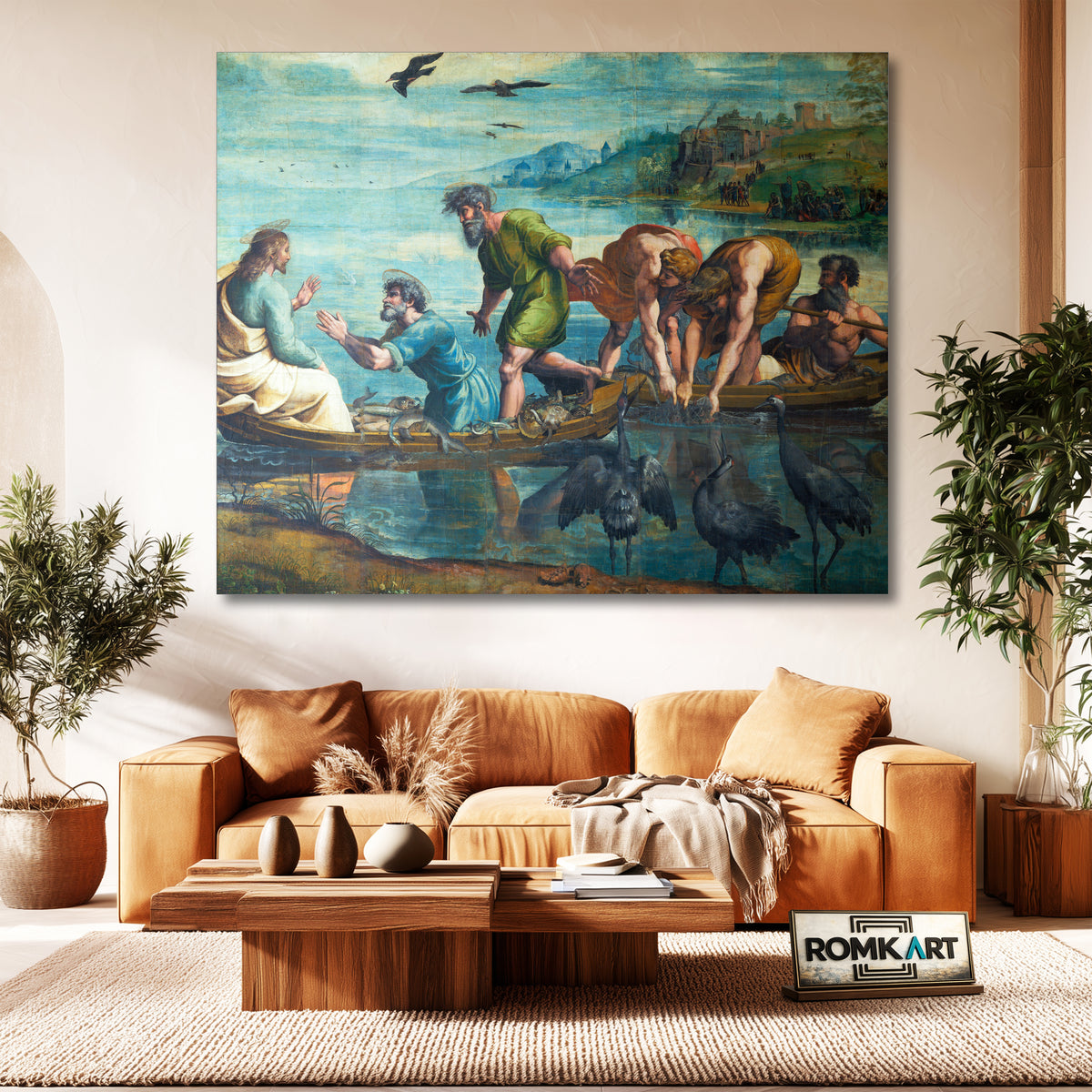 Raphael The Miraculous Draft Of Fishes 1515 Raphael Cartoons – Reproduction