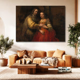 Rembrandt The Jewish Bride 1665-1669 – Reproduction