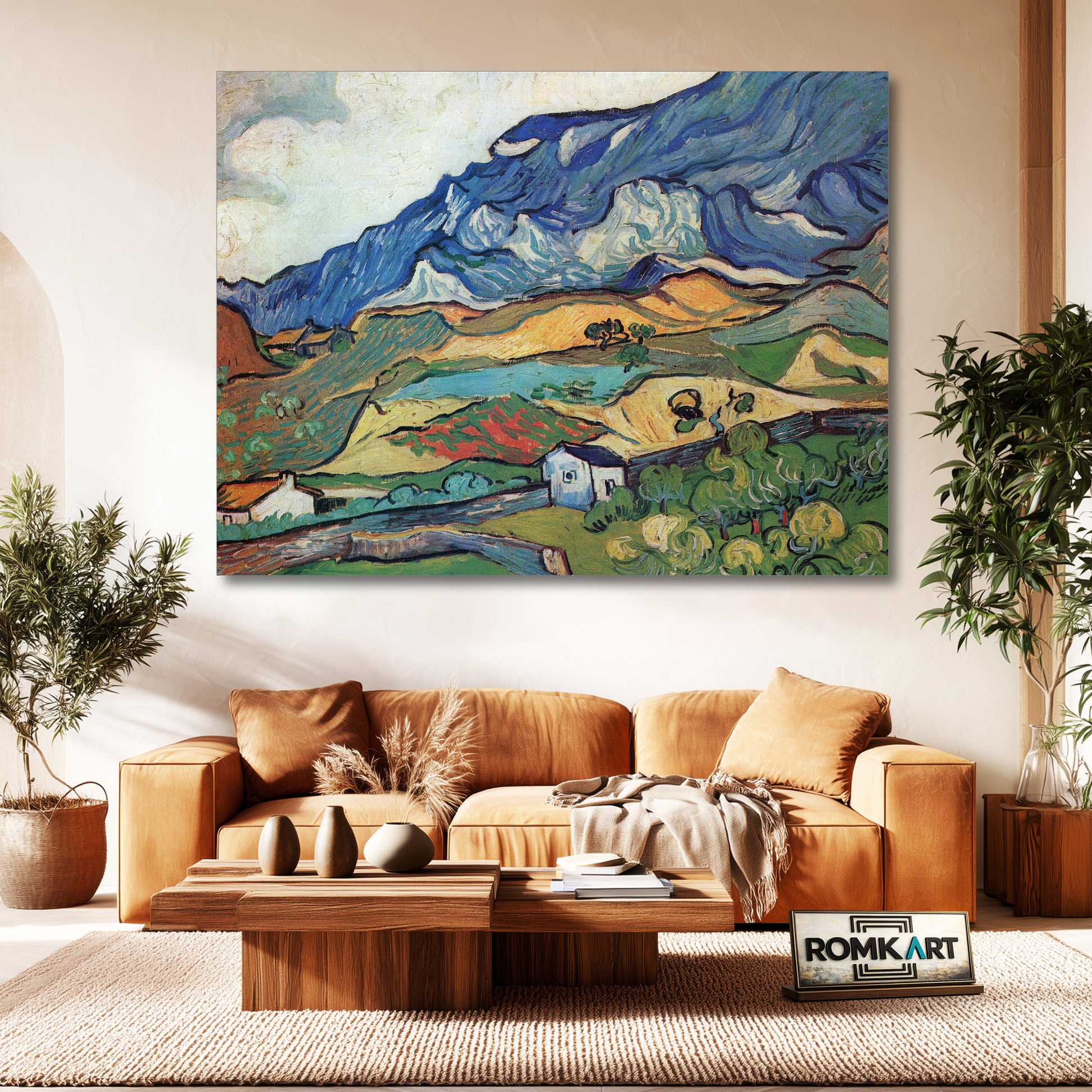 Vincent Van Gogh Les Alpilles Mountain Landscape At Saint-rmy 1989 – Reproduction