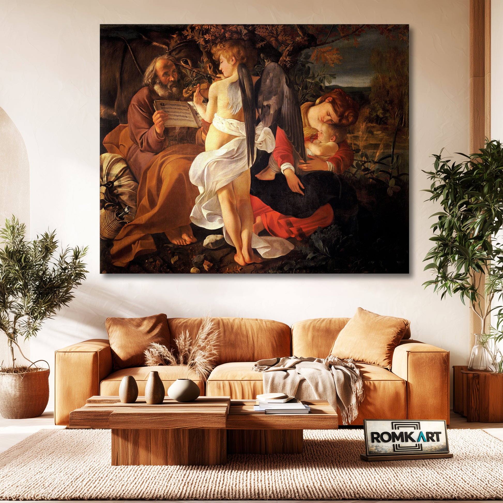 Caravaggio Rest On The Flight Into Egypt 1597 – Reproduction