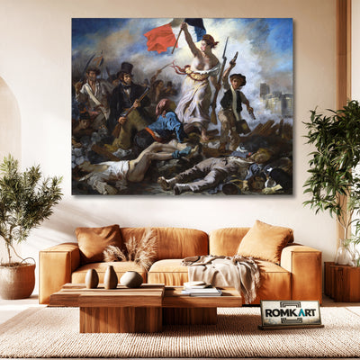 Eugene Delacroix Liberty Leading The People 1830 – Reproduction