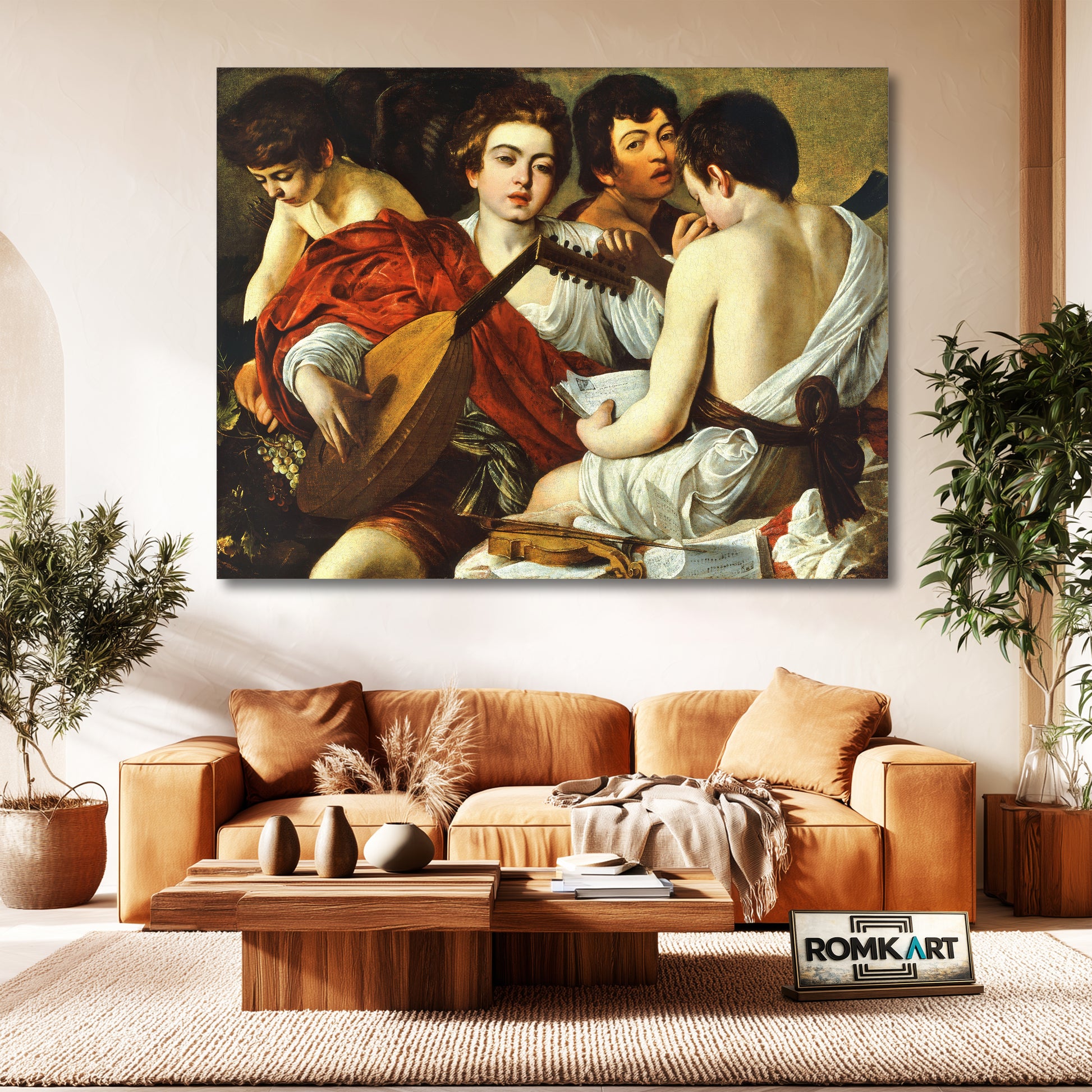 Caravaggio The Musicians 1595 – Reproduction