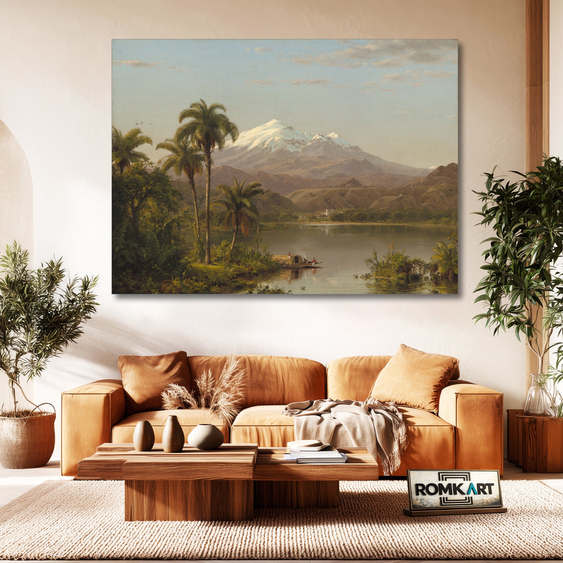 Frederic Edwin Church Tamaca Palms 1854 – Reproduction
