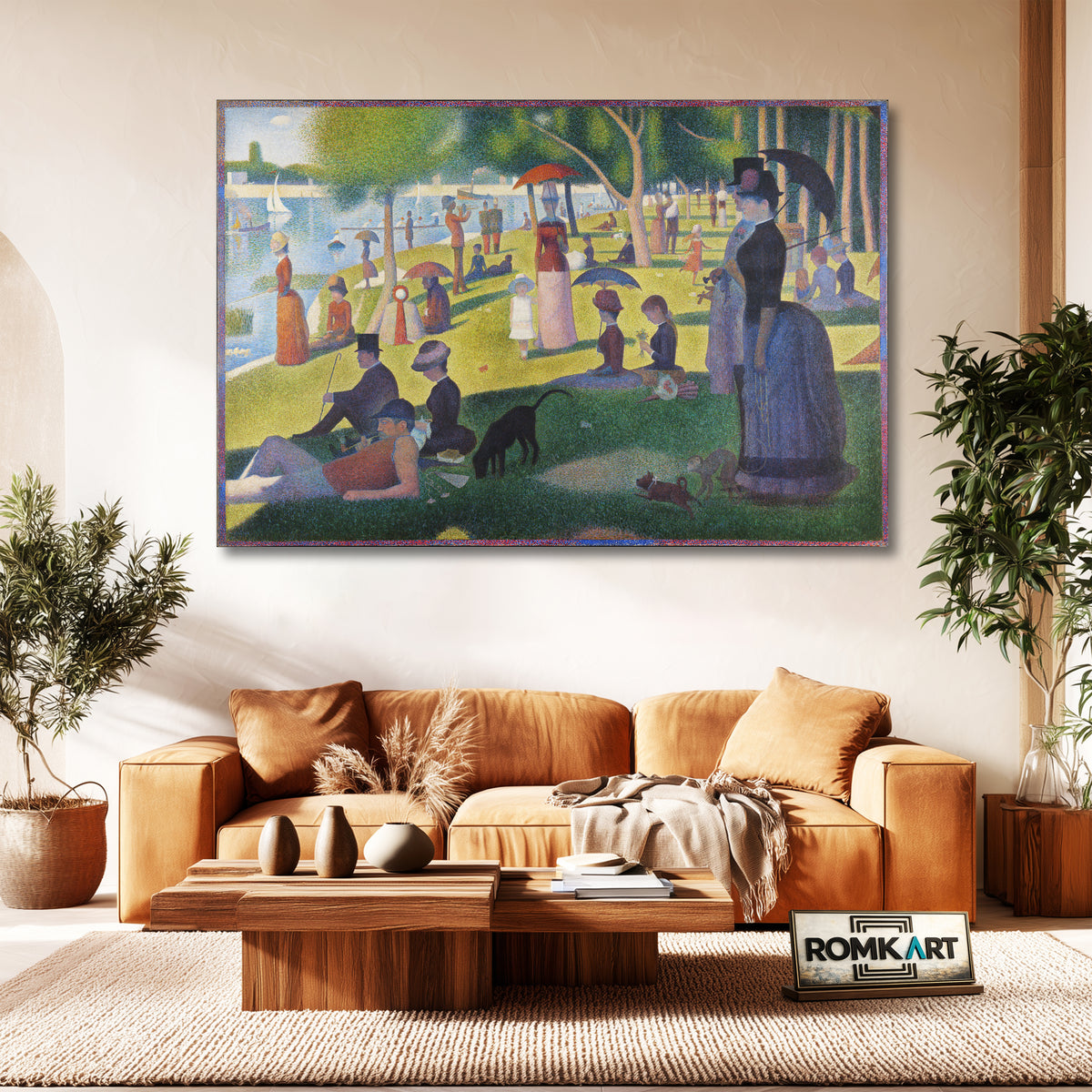Georges Seurat A Sunday Afternoon On The Island Of La Grande Jatte 1884 -1886 – Reproduction