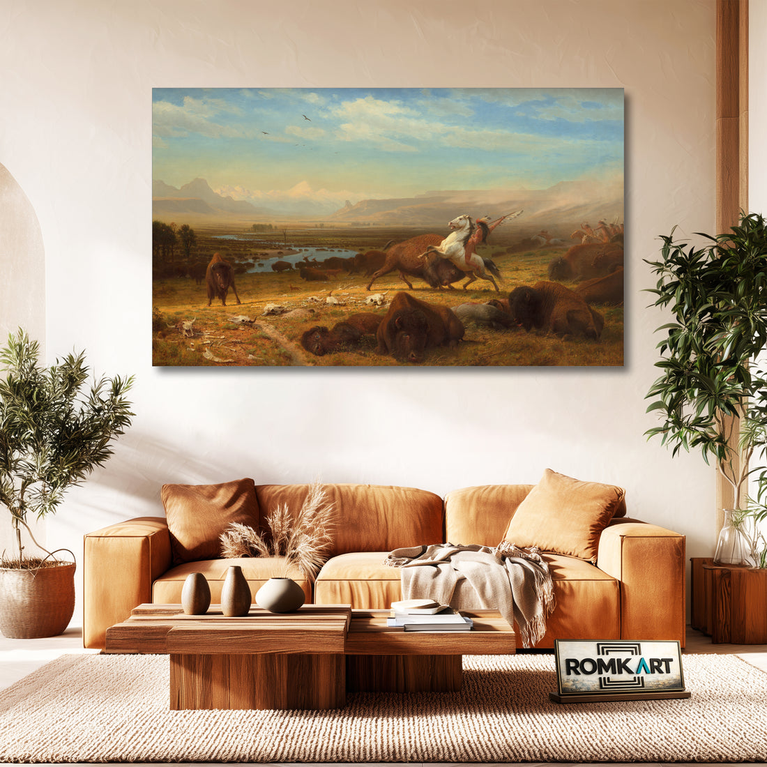 Albert Bierstadt The Last Of The Buffalo – Reproduction