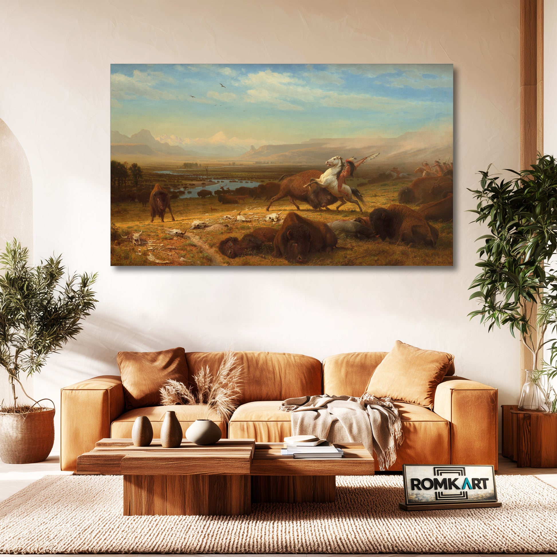 Albert Bierstadt The Last Of The Buffalo – Reproduction