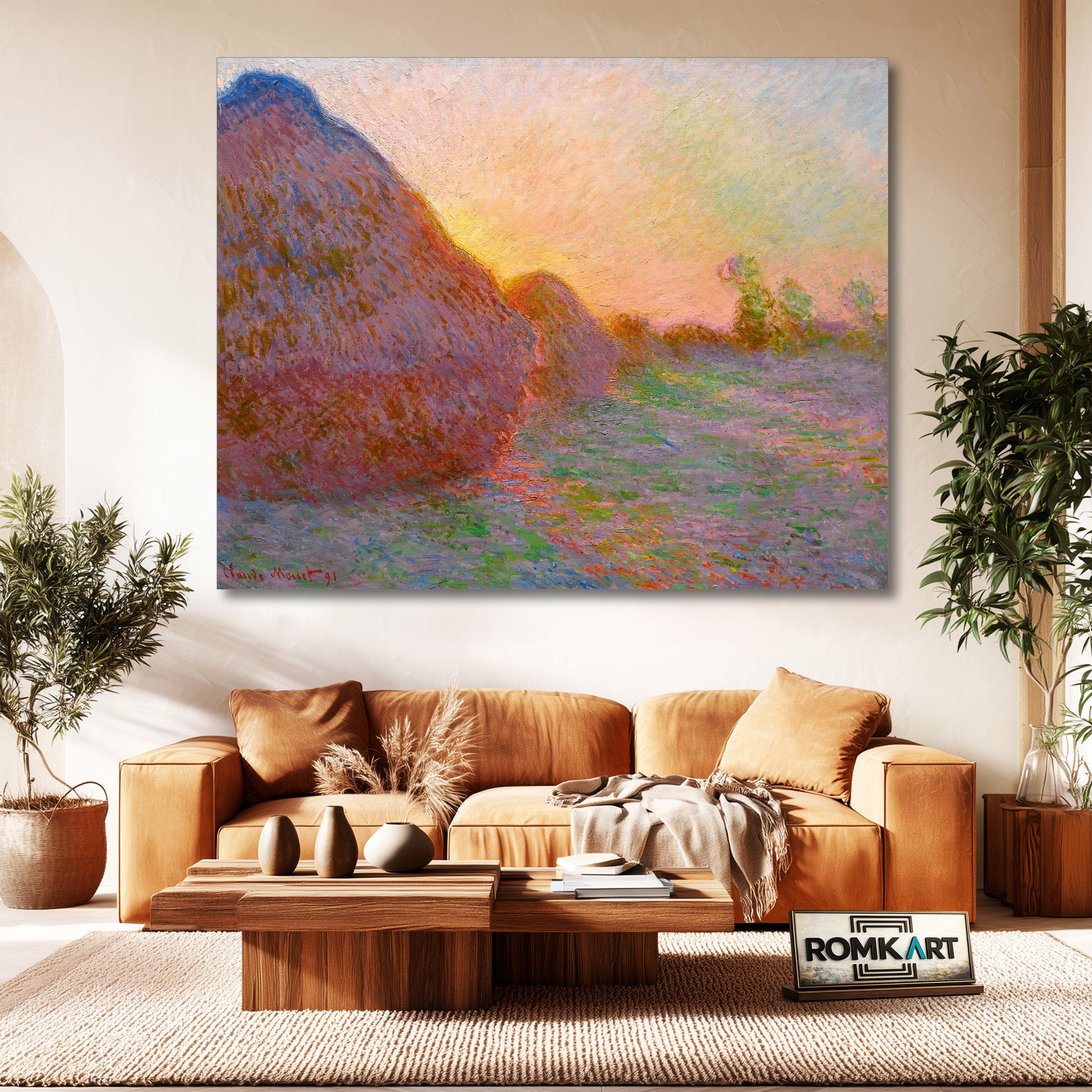 Claude Monet Meules Haystacks 1890-1891 – Reproduction
