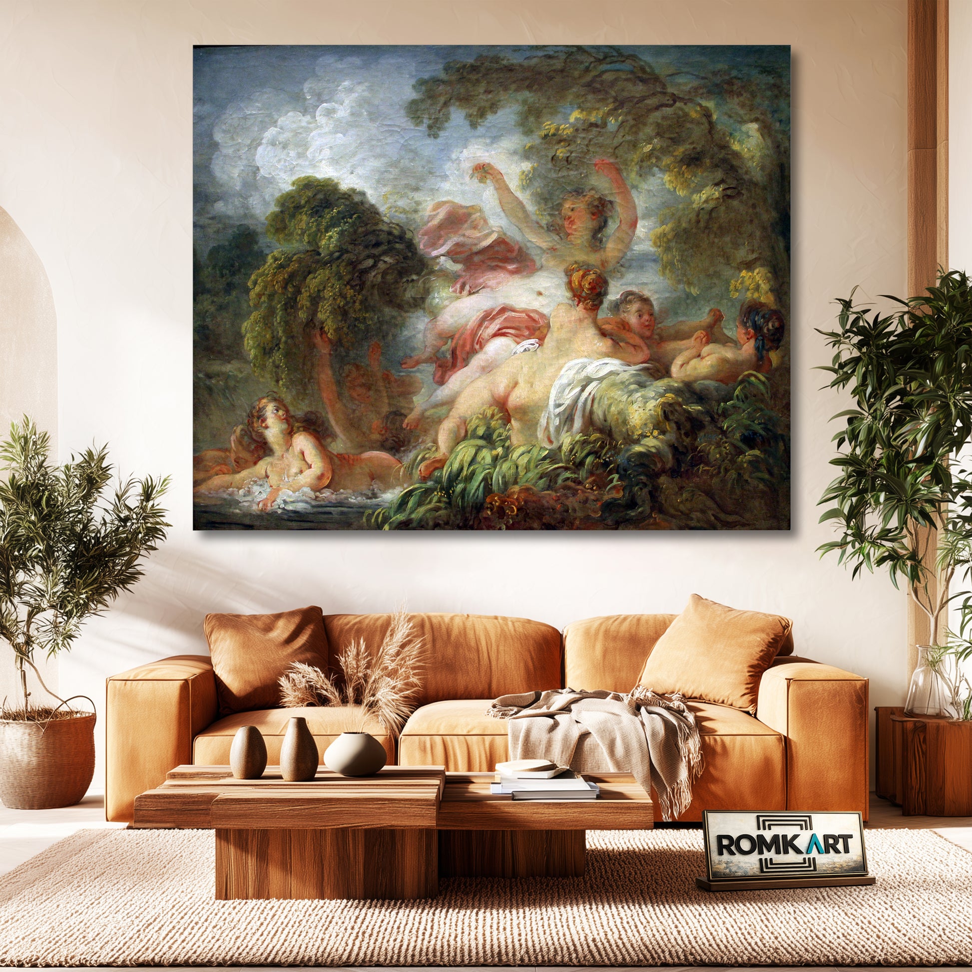 Jean-honor Fragonard The Bathers 1765 – Reproduction