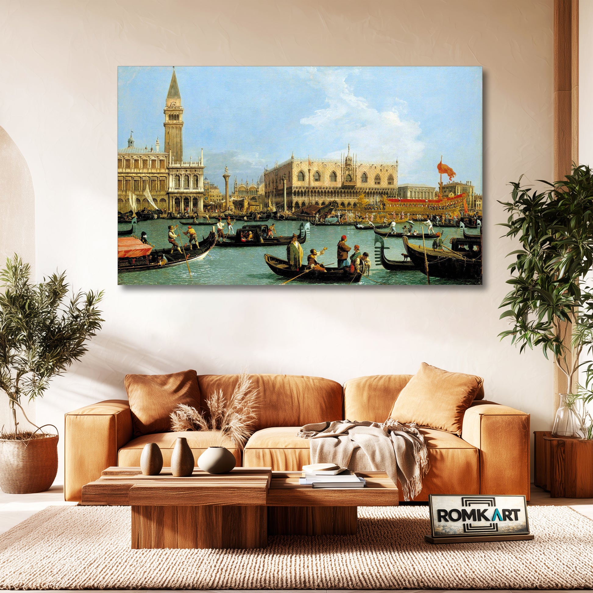 Canaletto The Bacino Di San Marco On Ascension Day 1733-1734 – Reproduction