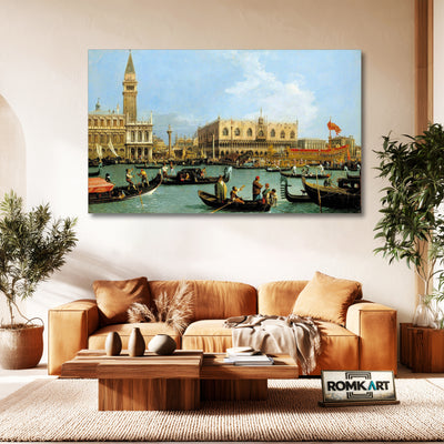 Canaletto The Bacino Di San Marco On Ascension Day 1733-1734 – Reproduction