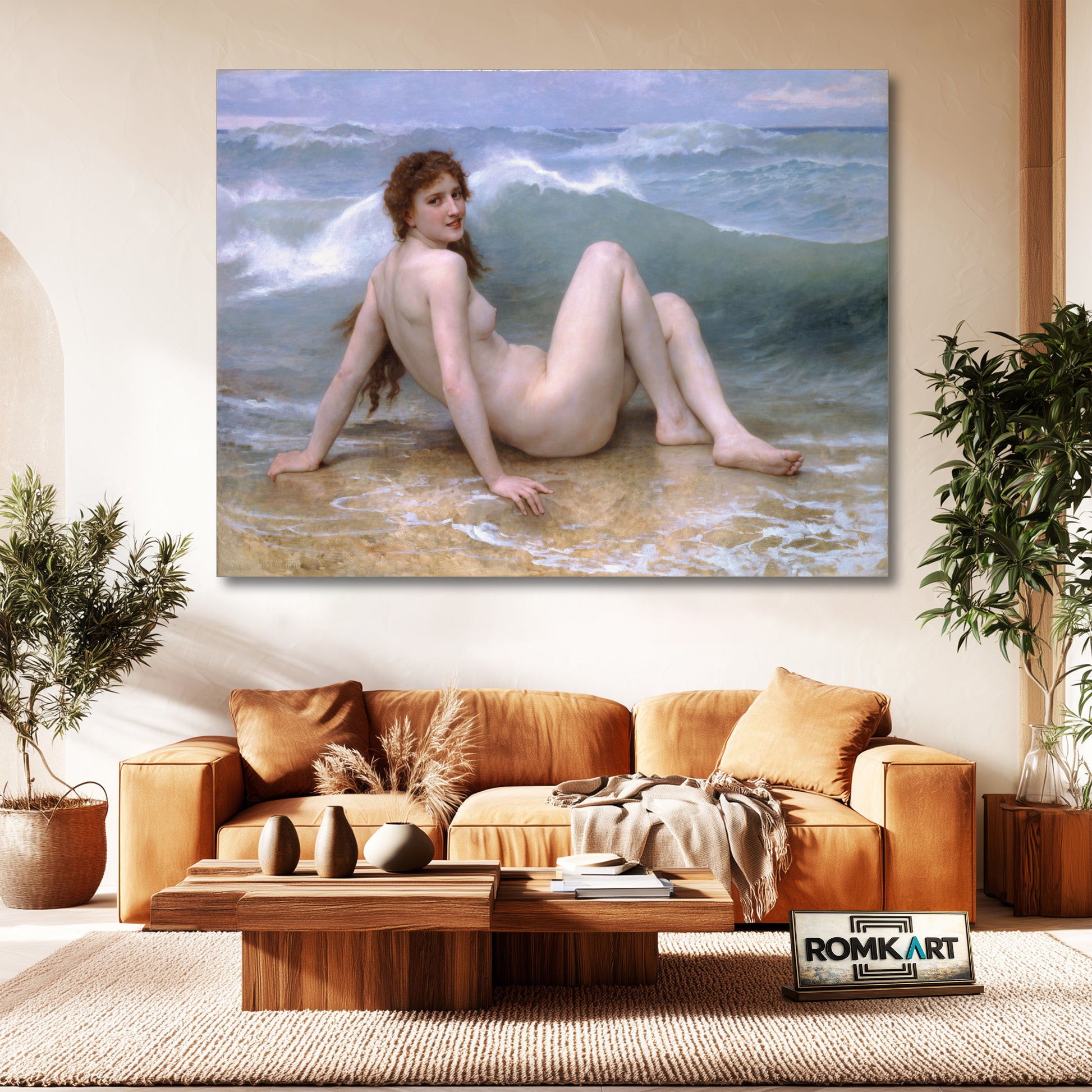 William Adolphe Bouguereau The Wave 1896 – Reproduction