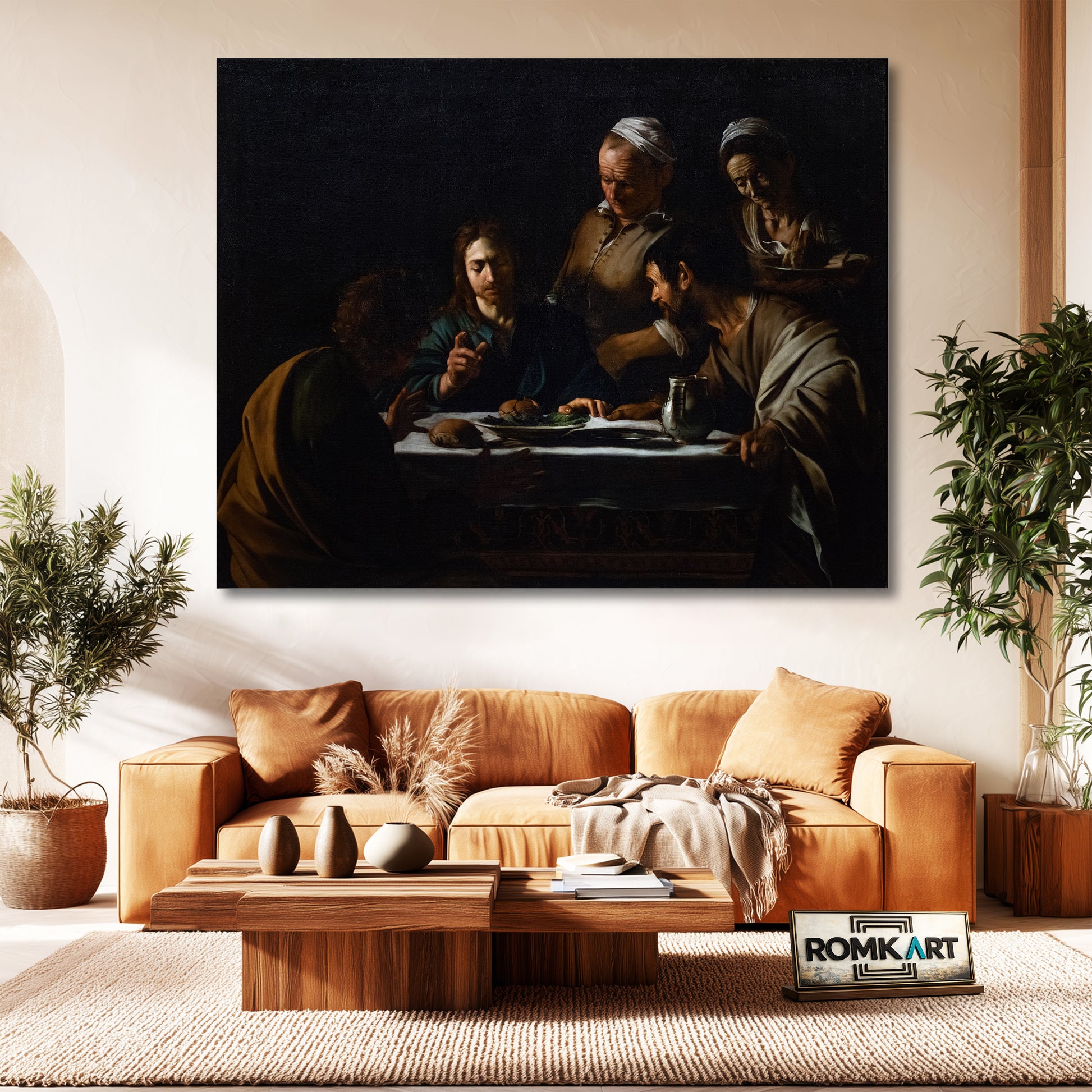 Caravaggio Supper At Emmaus Milan 1606 – Reproduction