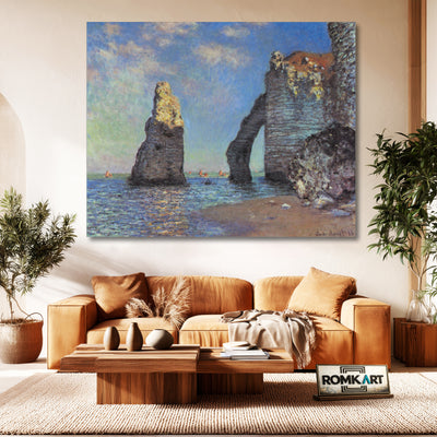 Claude Monet The Cliffs At Etretat C 1885 – Reproduction