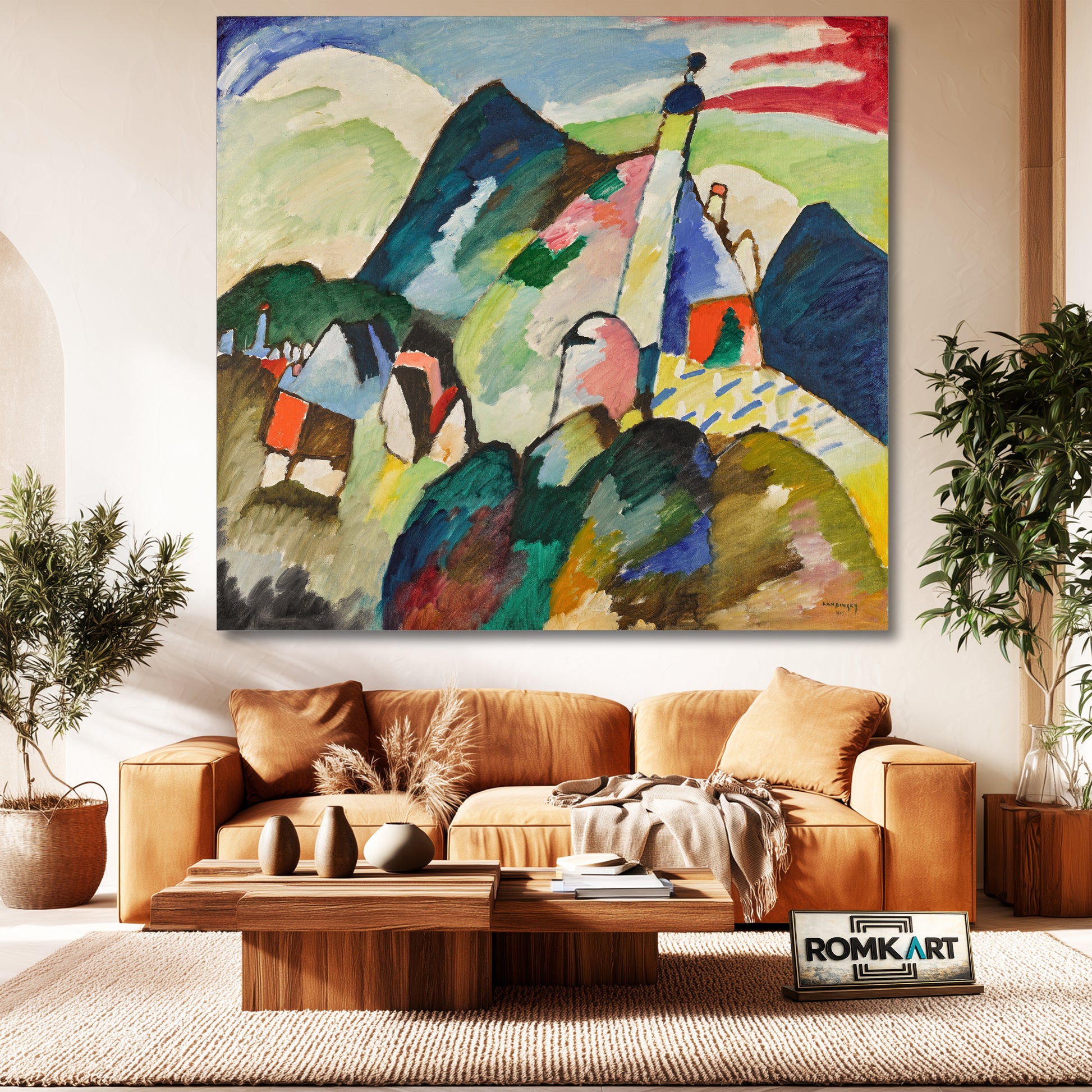 Vassily Kandinsky Church At Murnau 1910 – Reproduction