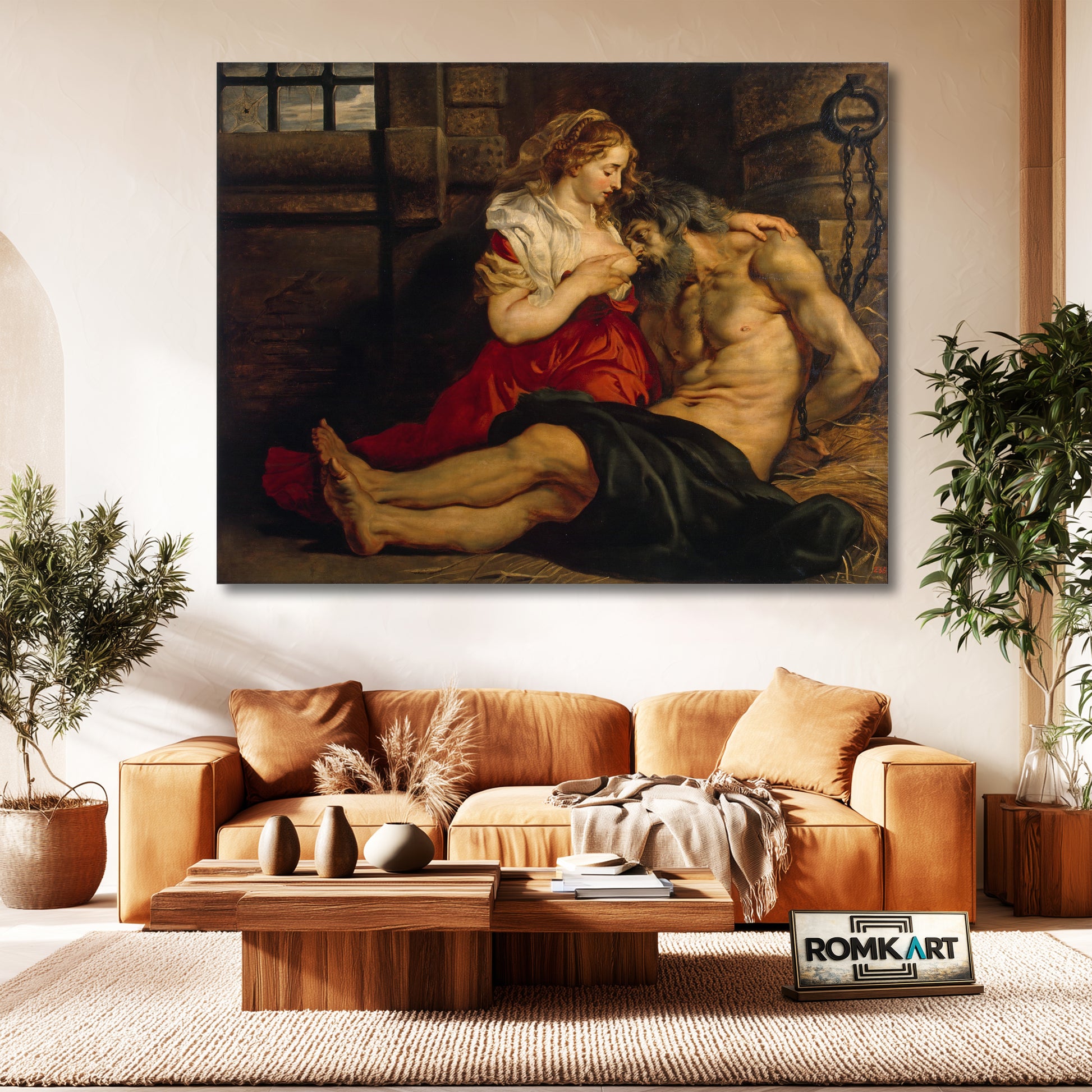 Peter Paul Rubens Roman Charity 1612 – Reproduction