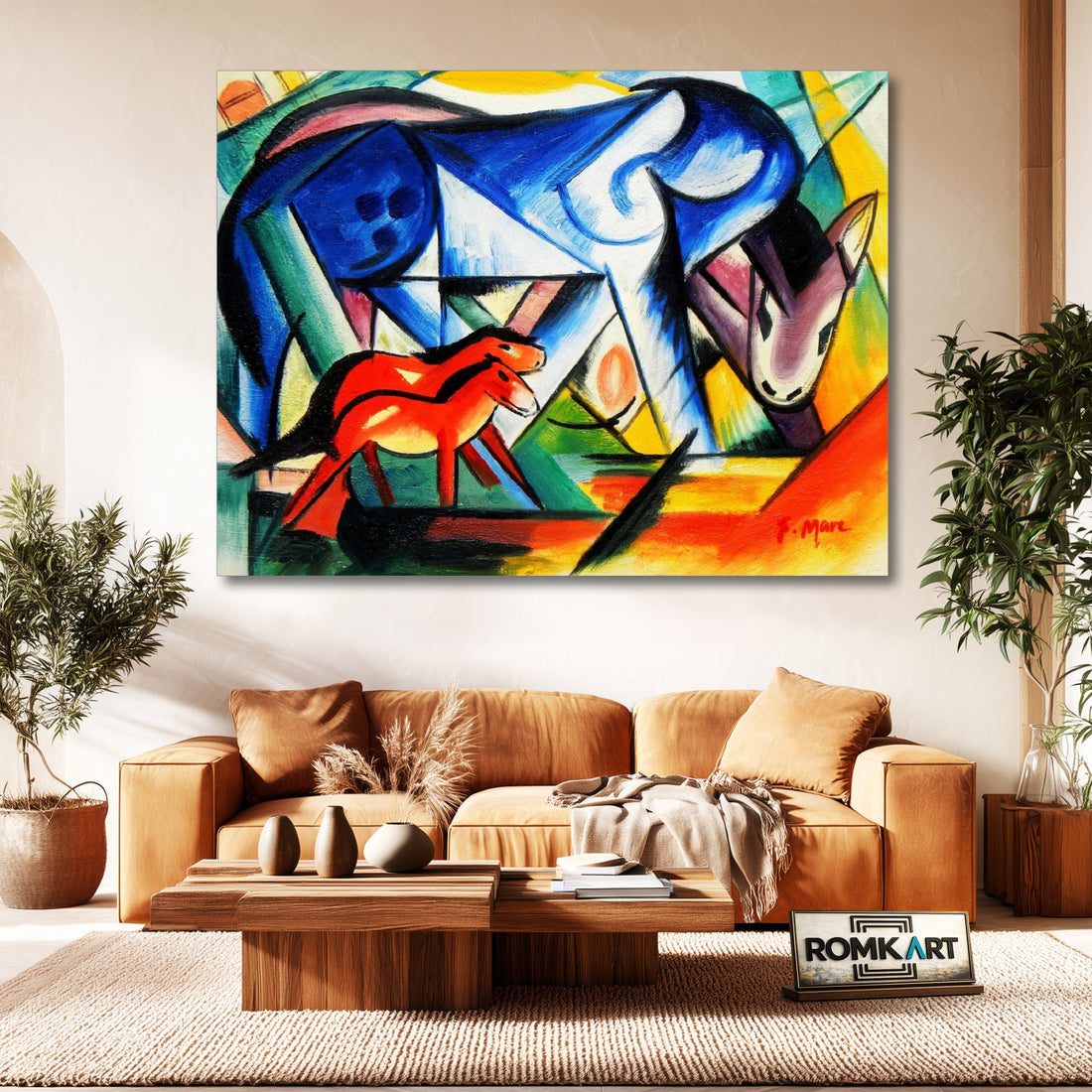 Franz Marc The First Animals 1913 – Reproduction