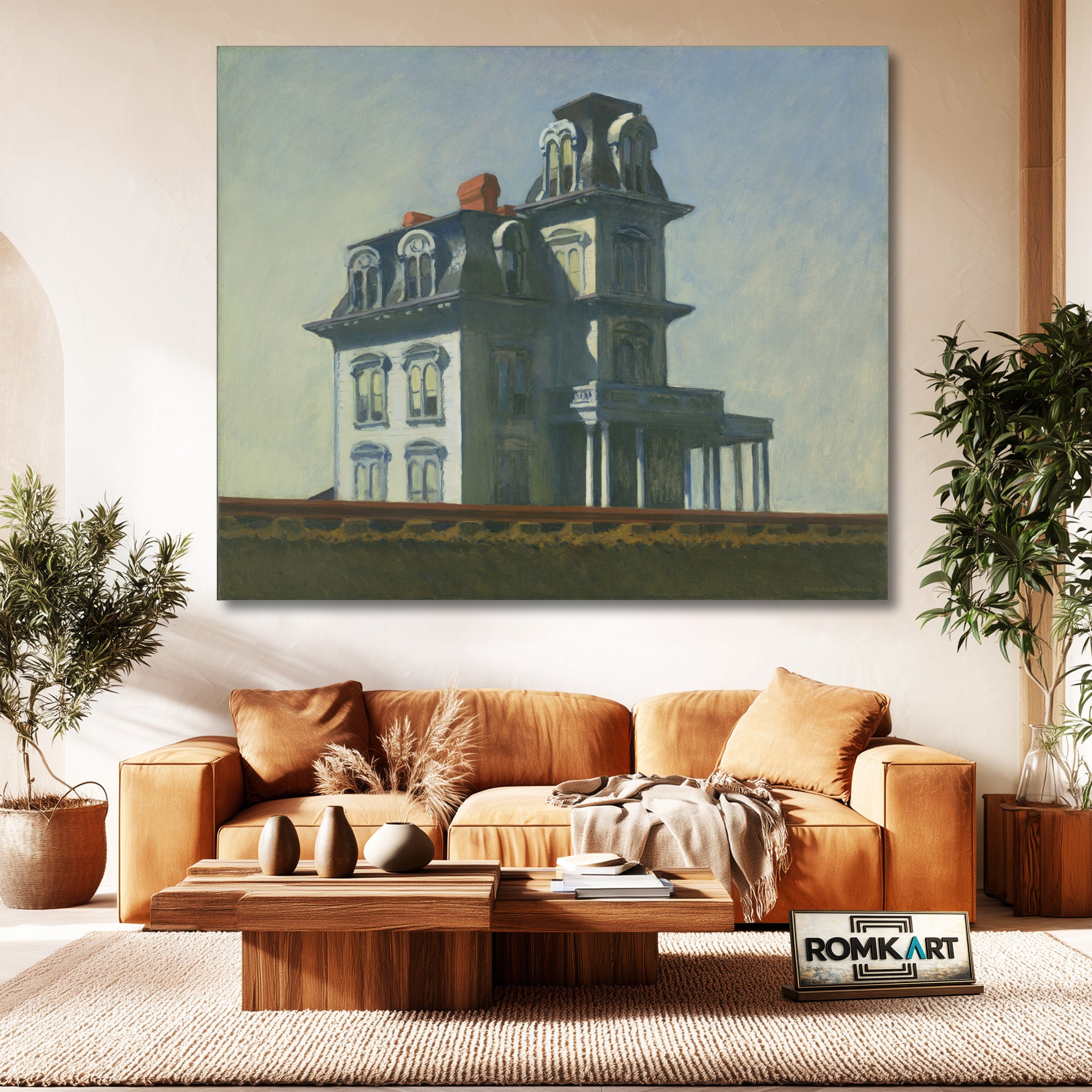 Edward Hopper House By The Railroad 1925 – Reproduction