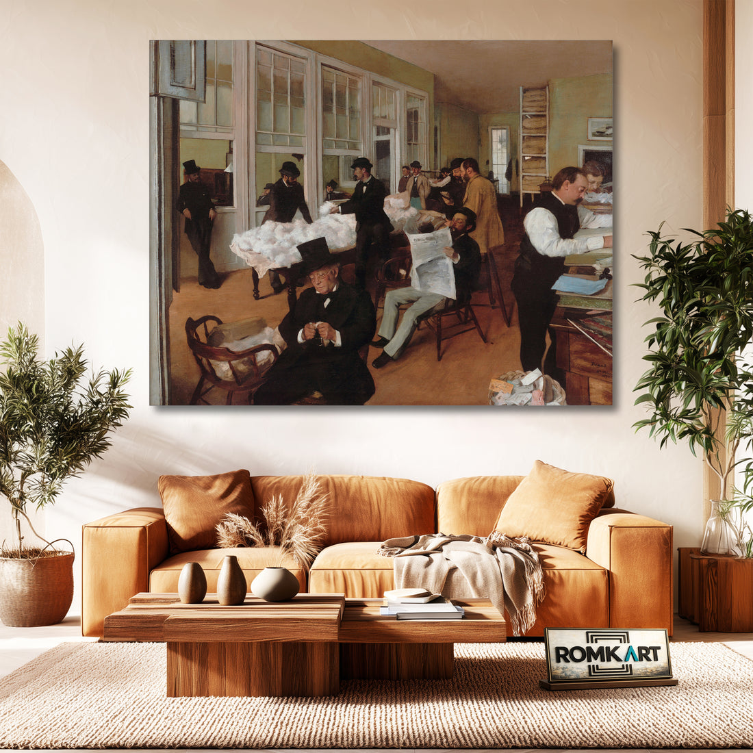 Edgar Degas A Cotton Office In New Orleans 1873 – Reproduction
