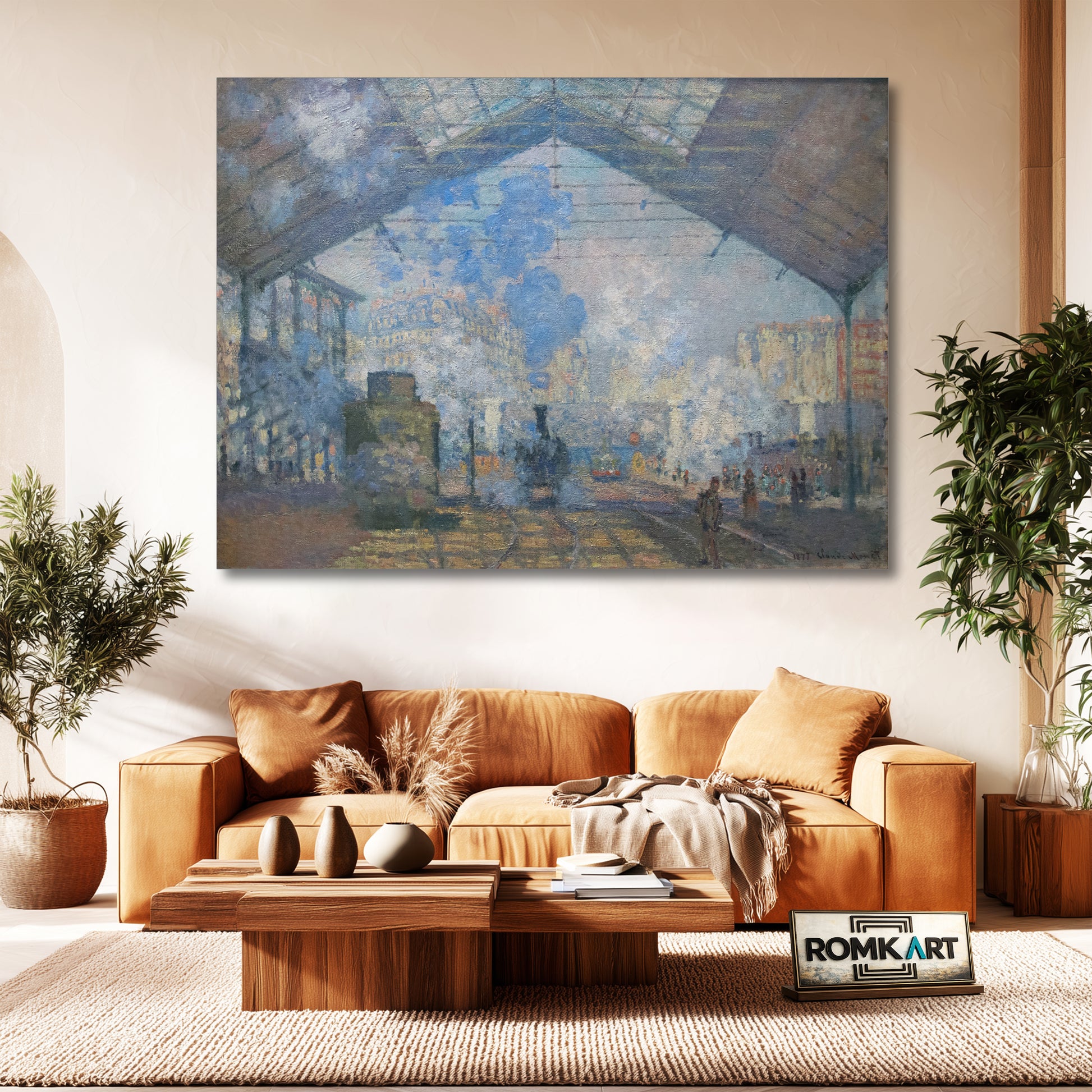 Claude Monet La Gare Saint-lazare 1877 – Reproduction