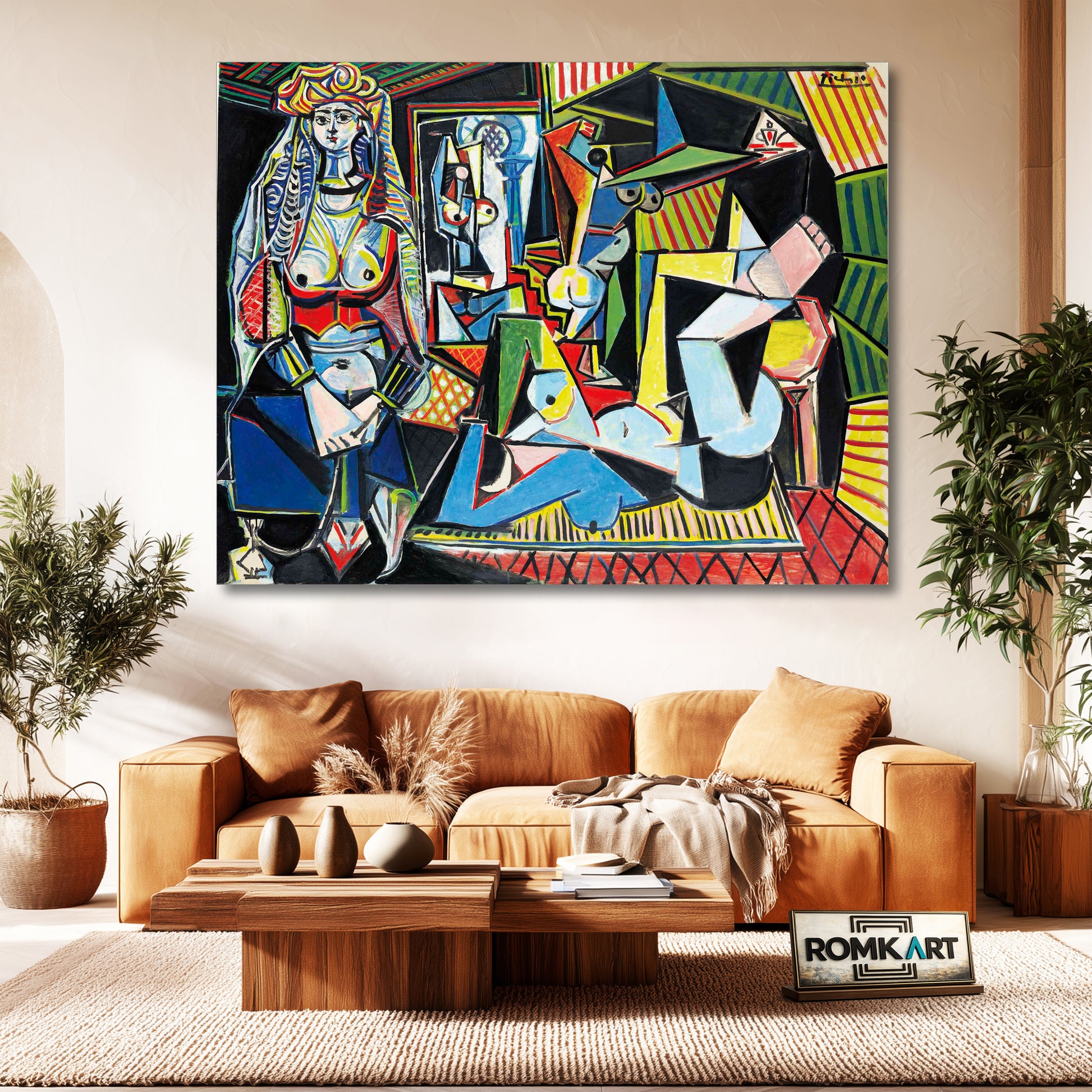 Pablo Picasso Les Femmes D'alger Version O The Women Of Algiers 1955 – Reproduction