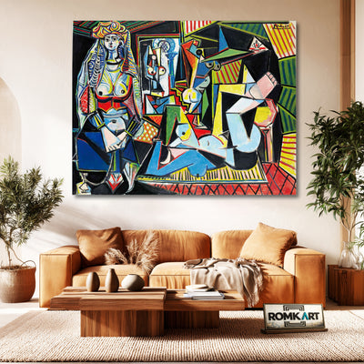 Pablo Picasso Les Femmes D'alger Version O The Women Of Algiers 1955 – Reproduction