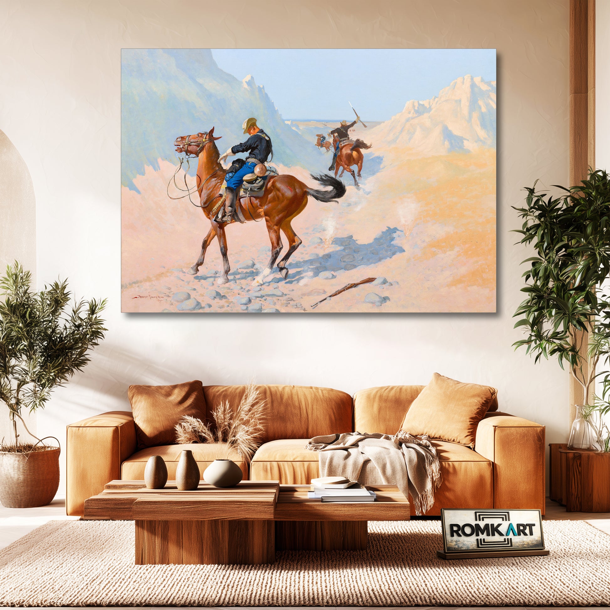 Frederic Remington The Advance-guard Or The Military Sacrifice 1890 – Reproduction