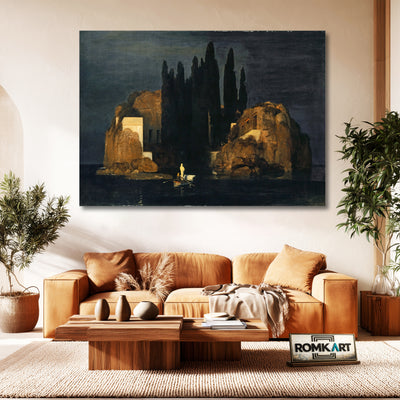 Arnold Bocklin Isle Of The Dead Basel Version 1880 – Reproduction