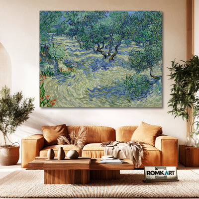 Vincent Van Gogh Olive Orchard 1889 – Reproduction