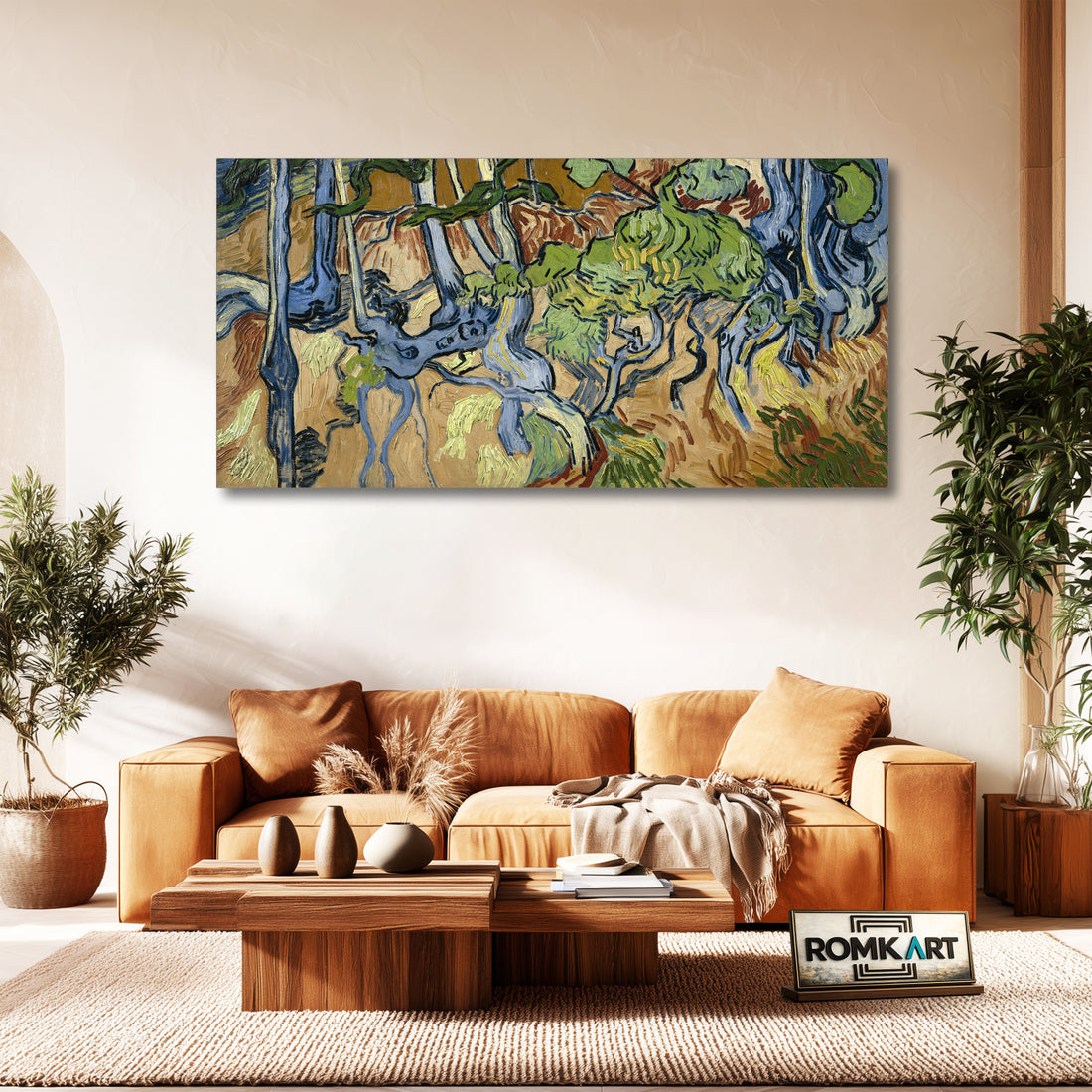 Vincent Van Gogh Tree Root 1890 – Reproduction