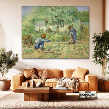 Vincent Van Gogh First Step - After Millet – Reproduction