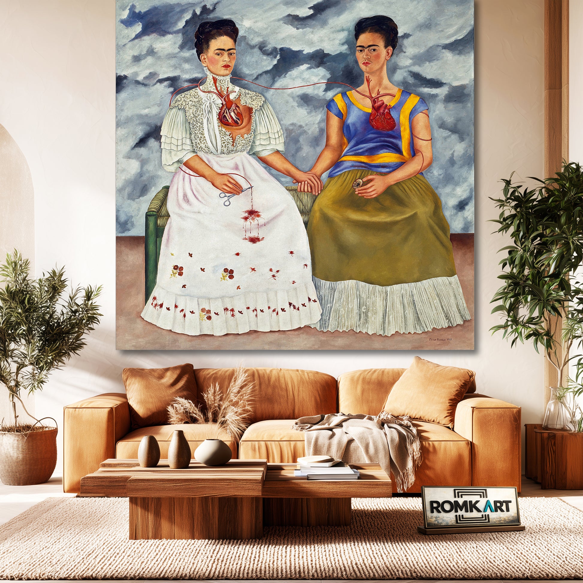 Frida Kahlo The Two Fridas 1939 – Reproduction