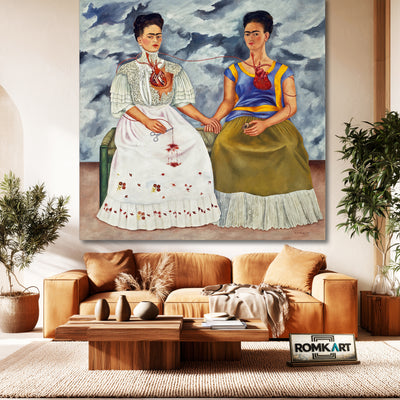 Frida Kahlo The Two Fridas 1939 – Reproduction