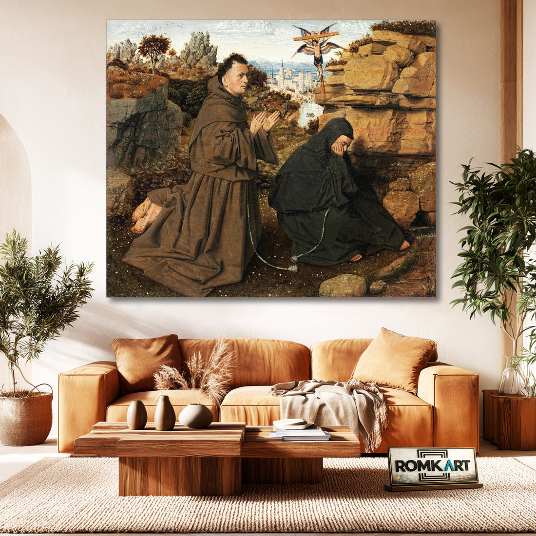 Jan Van Eyck Saint Francis Of Assisi Receiving The Stigmata 1430-1432 – Reproduction