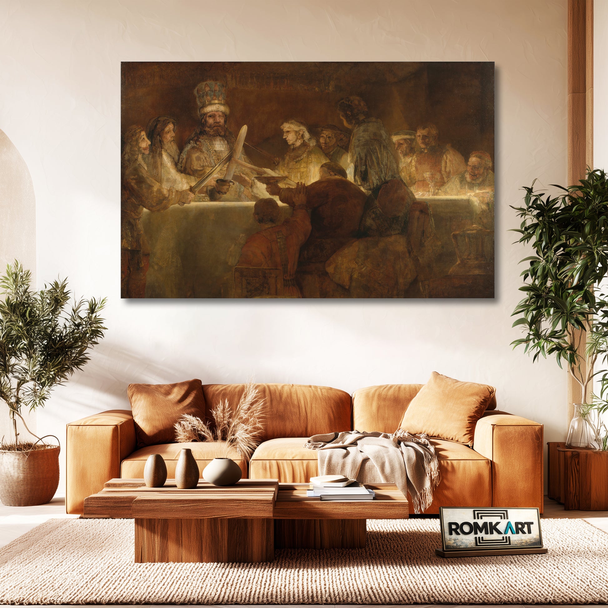 Rembrandt The Conspiracy Of Claudius Civilis 1661 1662 – Reproduction