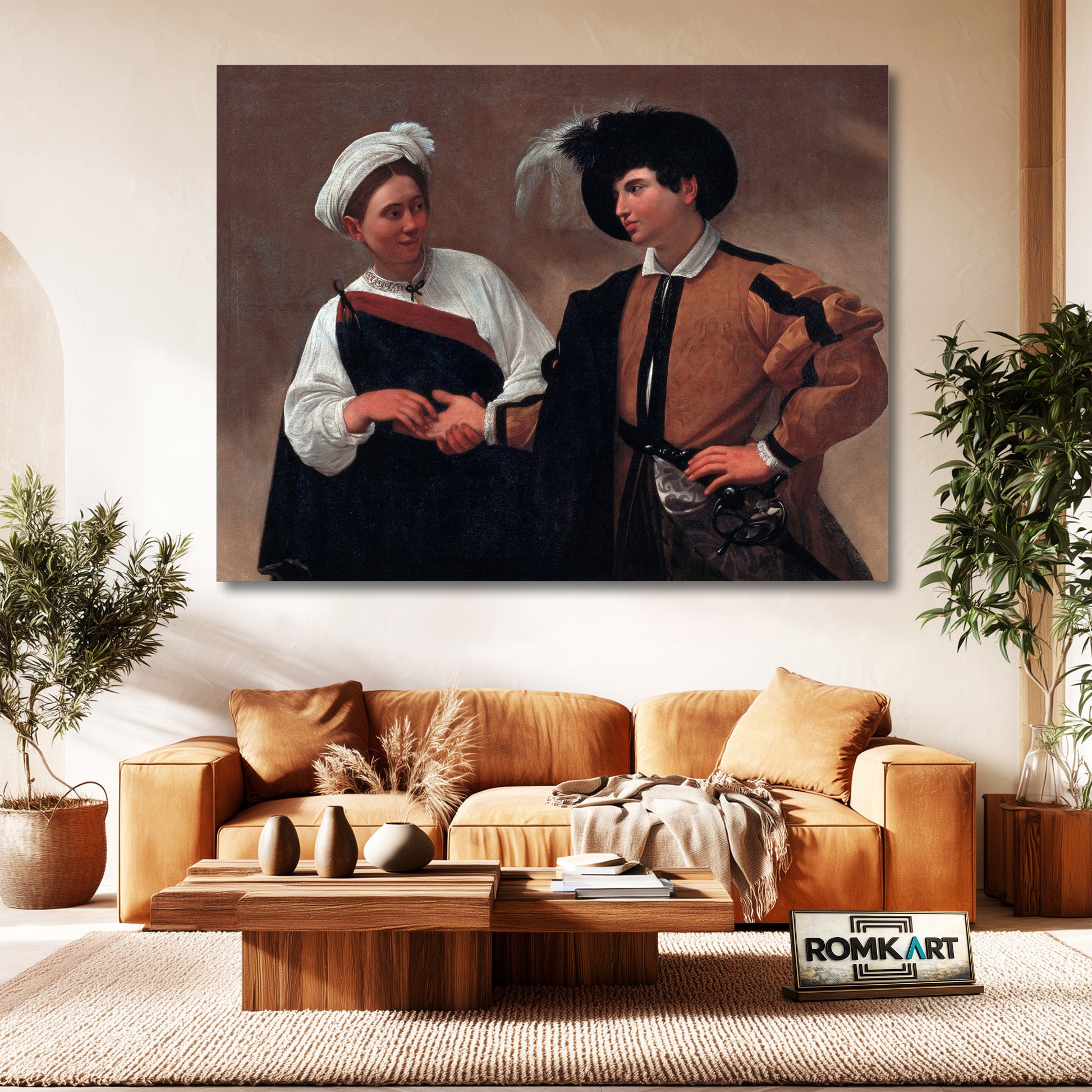 Caravaggio The Fortune Teller 1594 – Reproduction