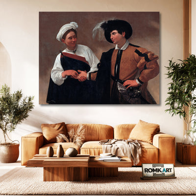Caravaggio The Fortune Teller 1594 – Reproduction