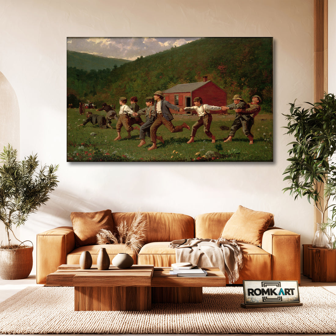 Winslow Homer Snap The Whip 1872 – Reproduction