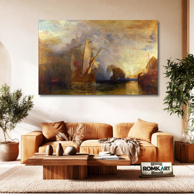 William Turner Ulysses Deriding Polyphemus 1829 – Reproduction