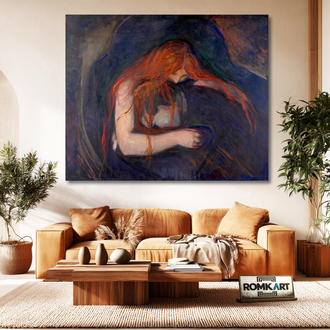 Edvard Munch Love And Pain 1893 – Reproduction