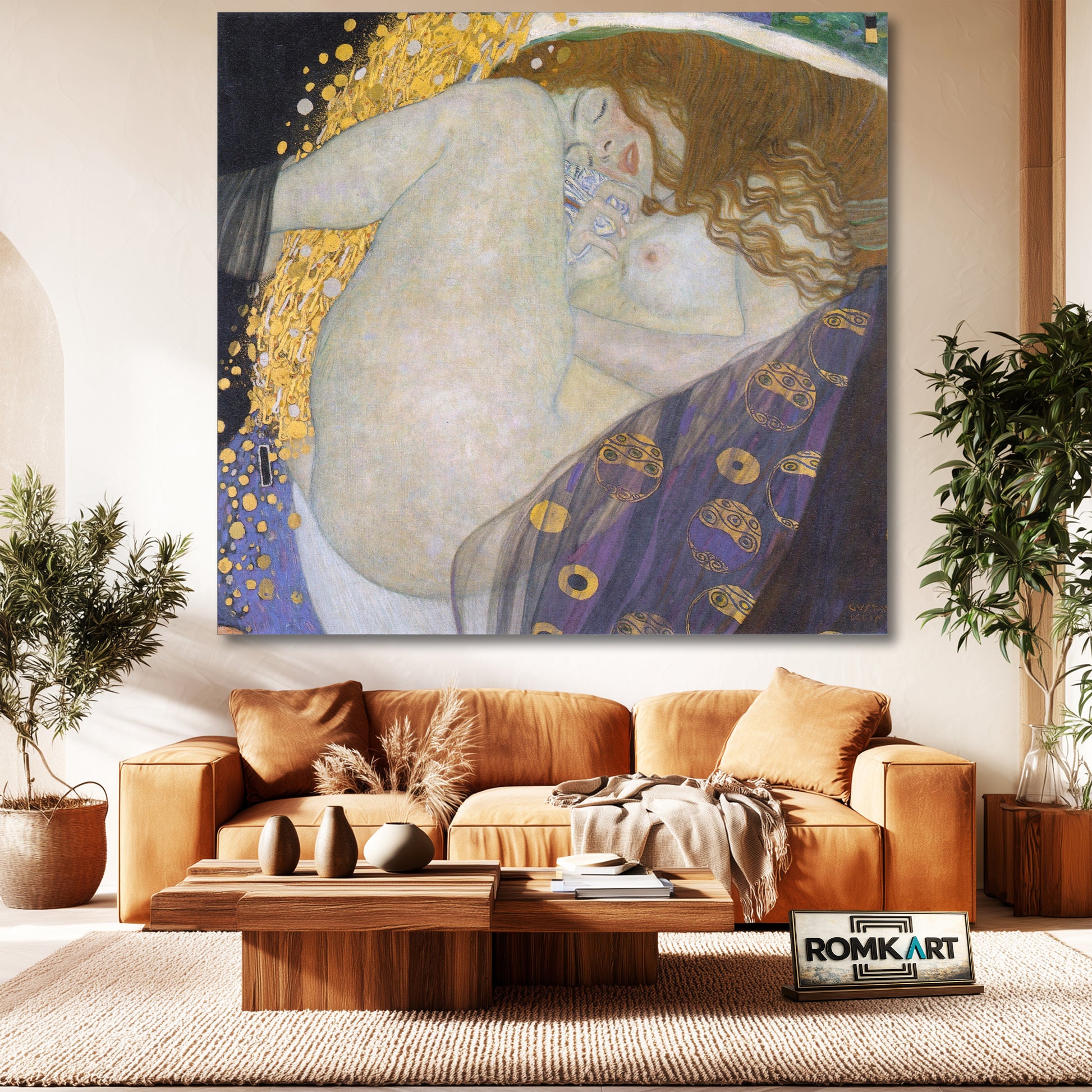 Gustav Klimt Danae – Reproduction