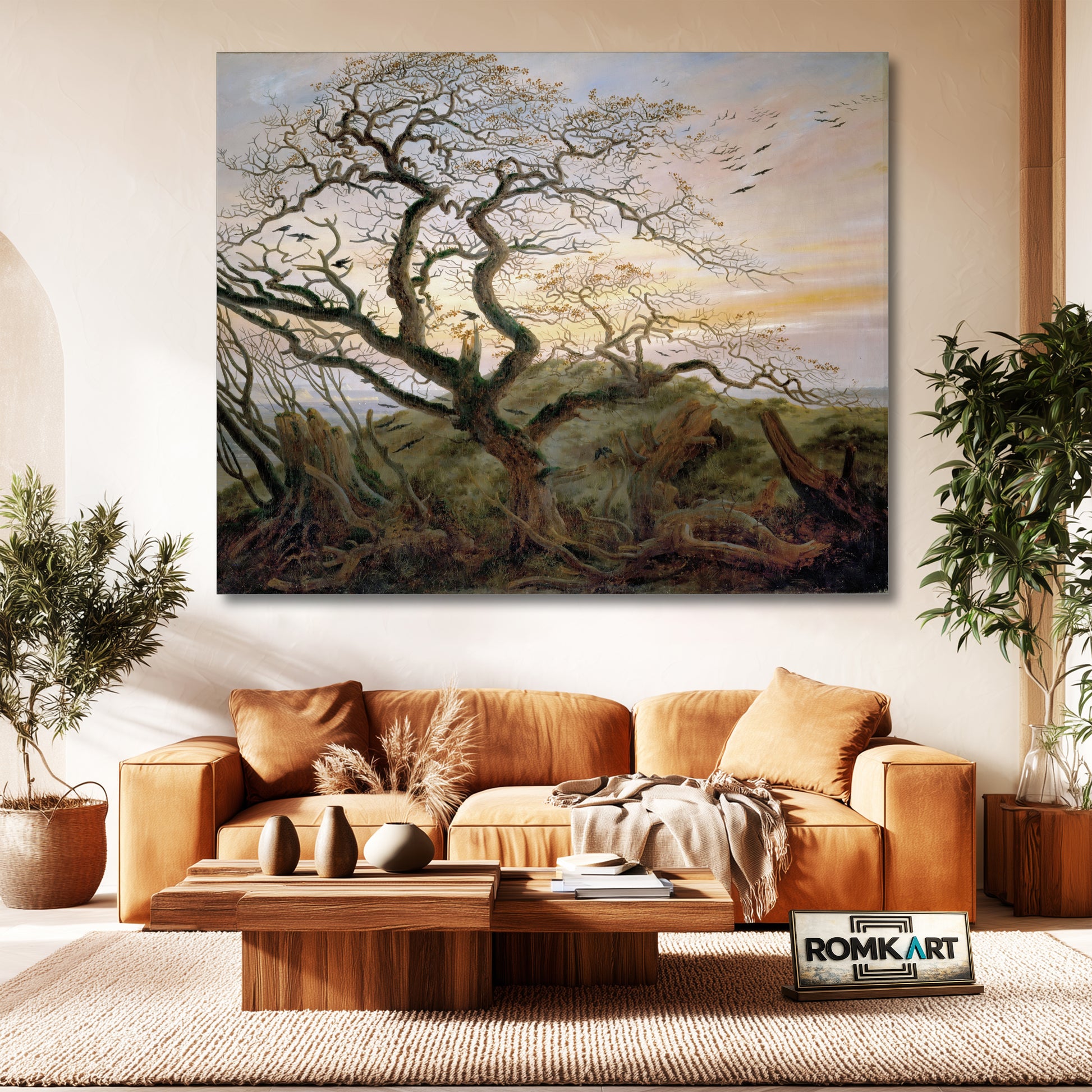 Caspar David Friedrich The Tree Of Crows 1822 – Reproduction