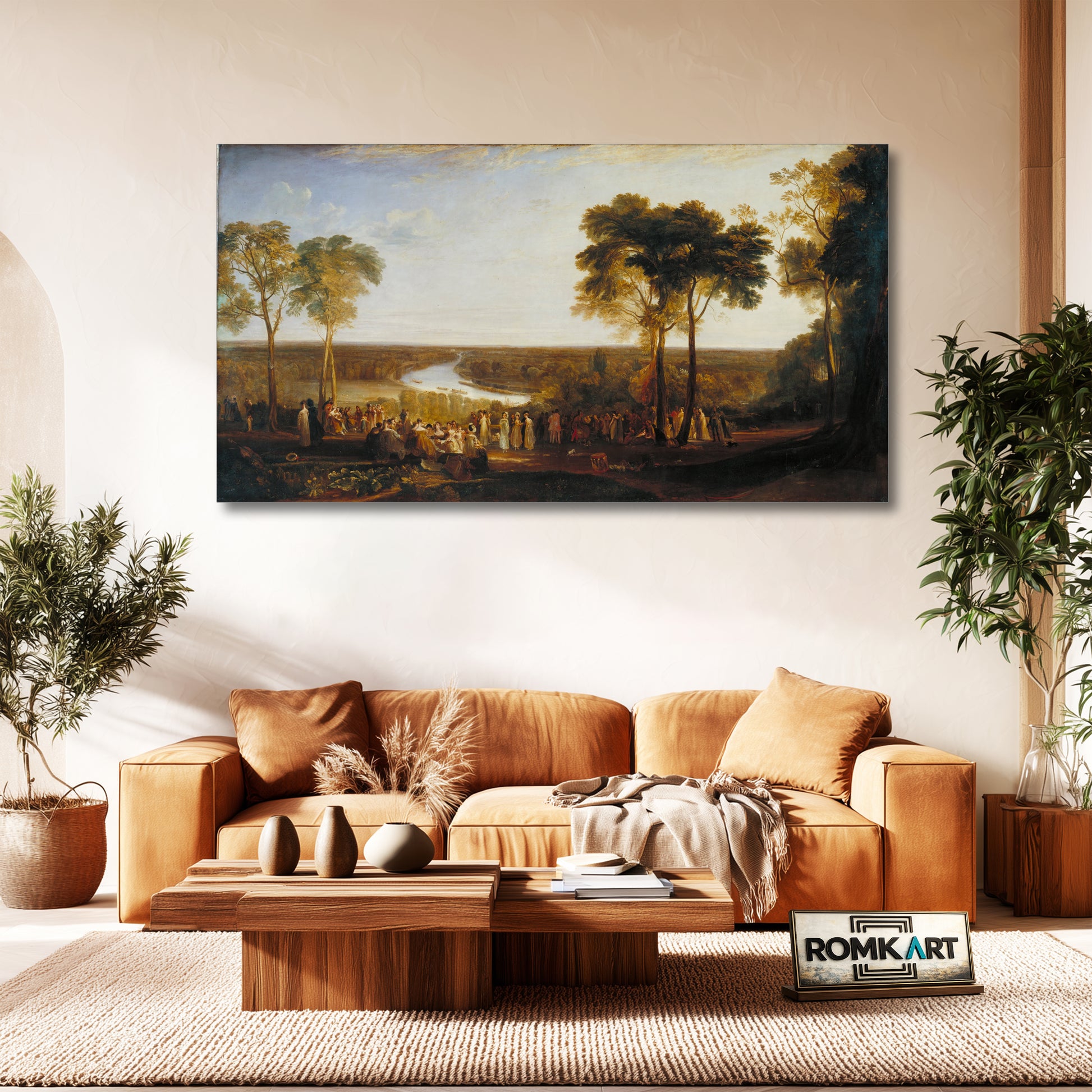 William Turner England Richmond Hill On The Prince Regents Birthday – Reproduction