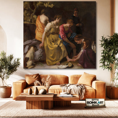 Johannes Vermeer Diana And Her Companions 1655-1656 – Reproduction