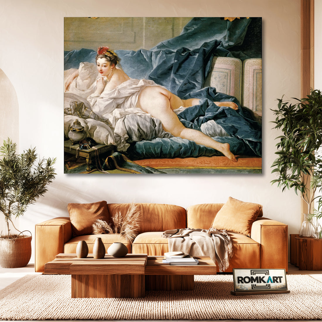 Francois Boucher Odalisque 1742-45 – Reproduction