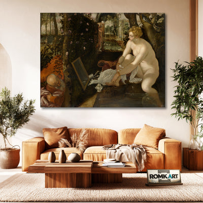 Tintoretto Susanna And The Elders 1555-1556 – Reproduction
