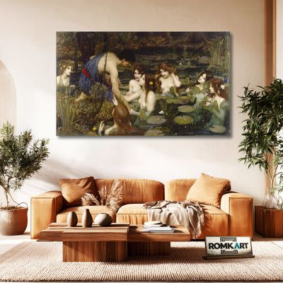 John William Waterhouse Hylas And The Nymphs 1896 – Reproduction