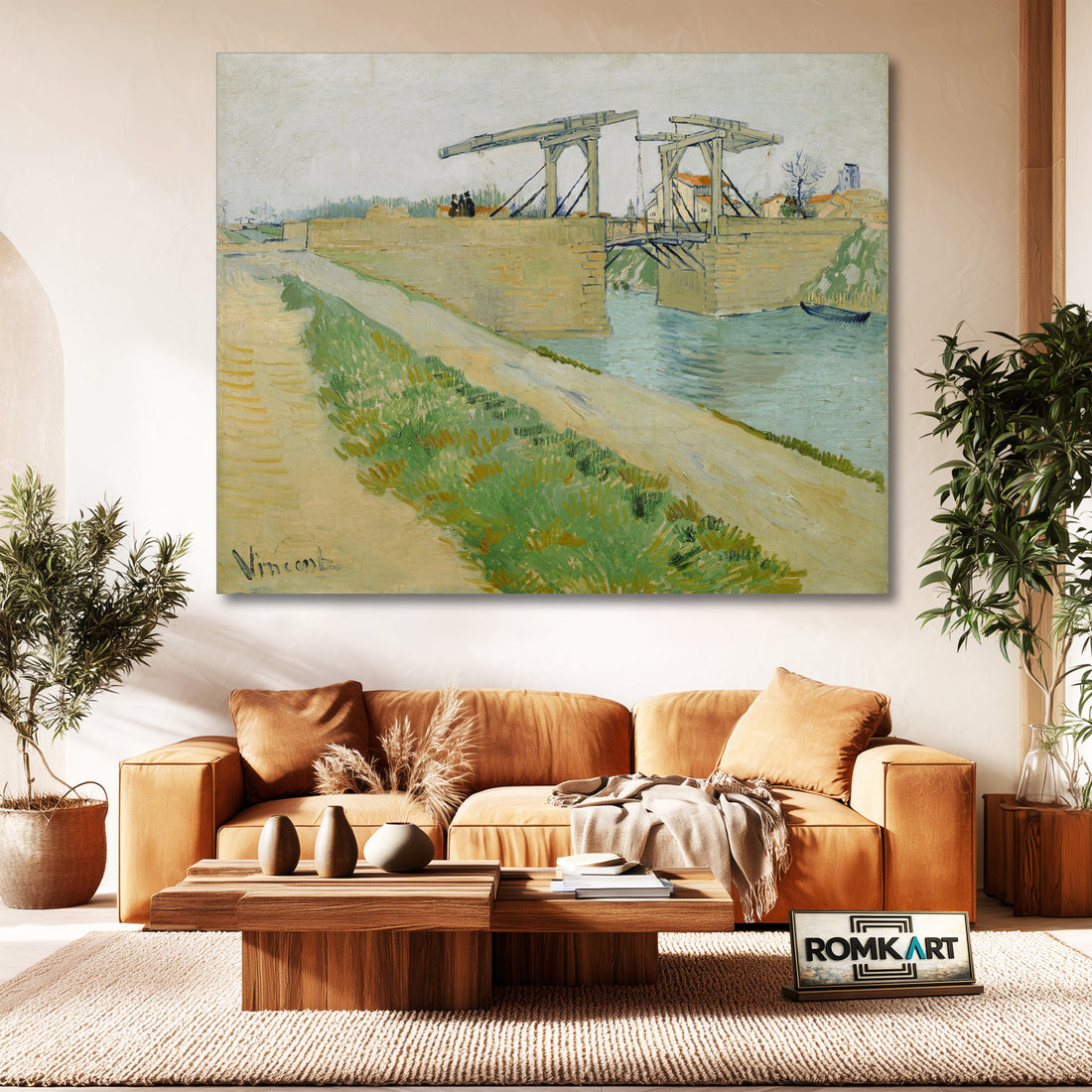 Vincent Van Gogh The Langlois Bridge 1888 – Reproduction