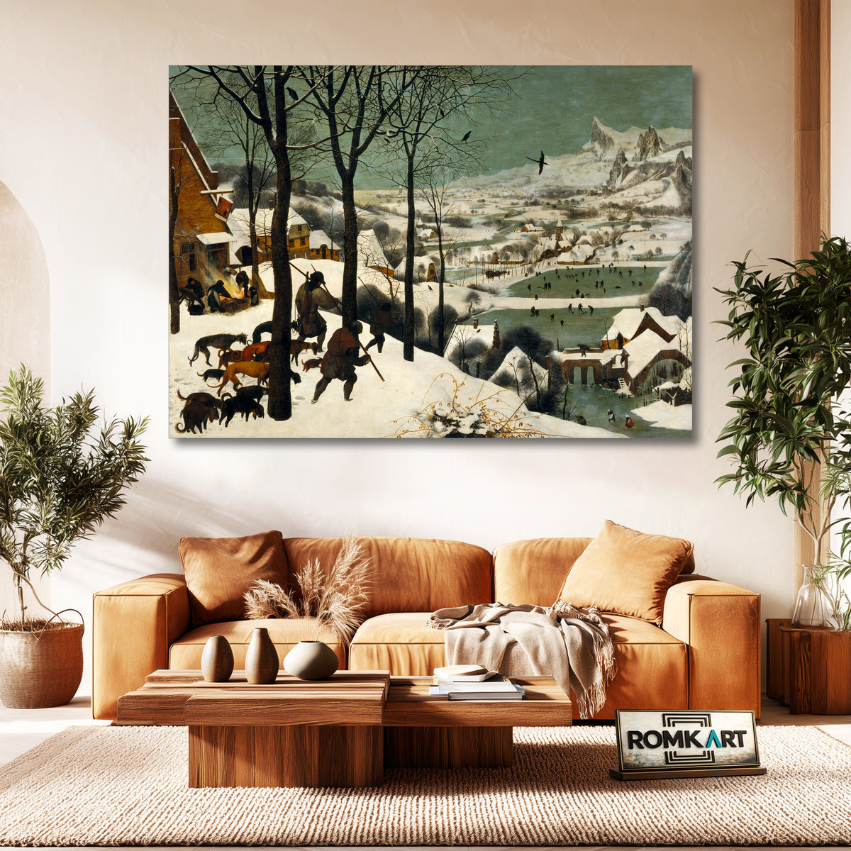 Pieter Bruegel The Elder The Hunters In The Snow Winter – Reproduction