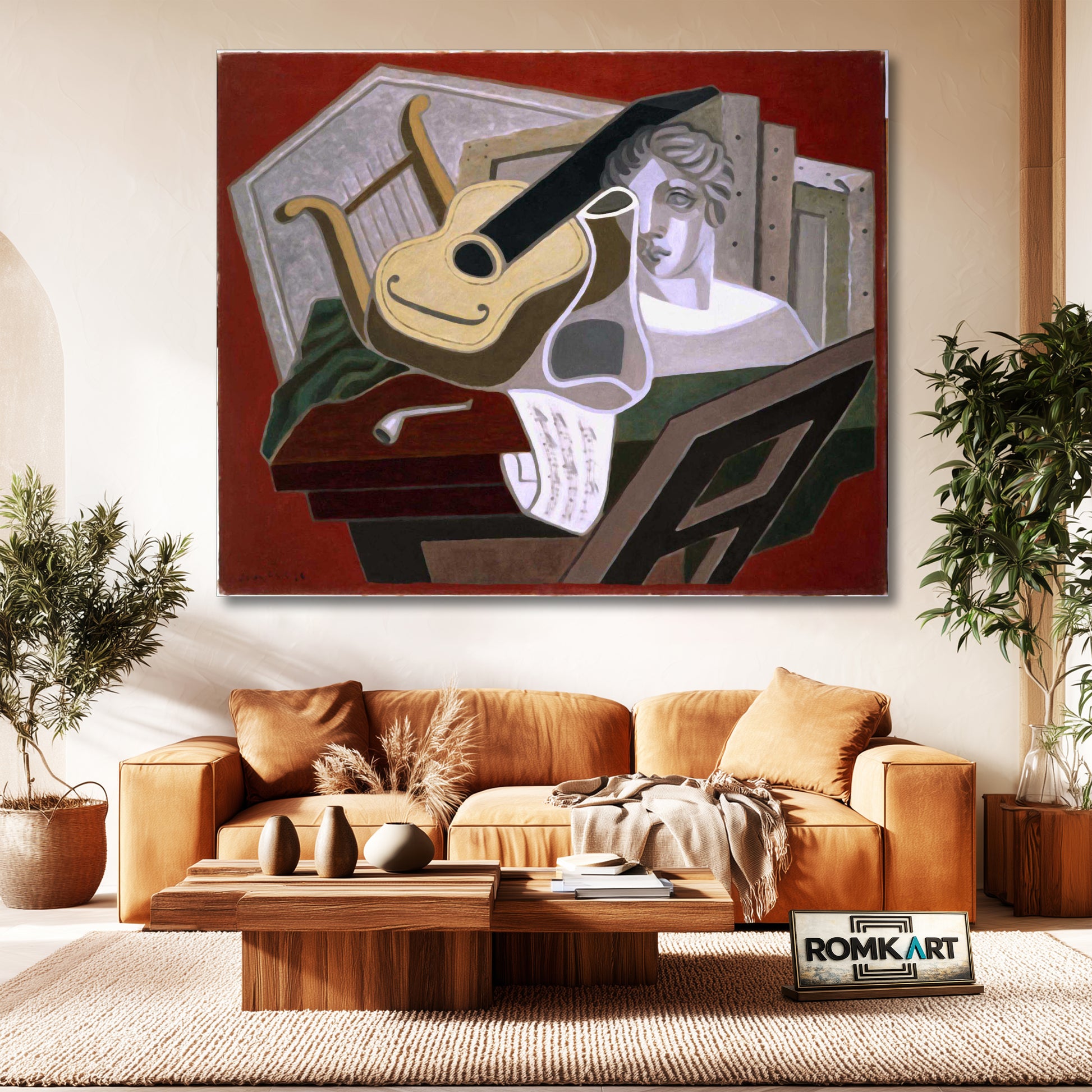 Juan Gris - The Musician's Table 1926 Cubism – Reproduction