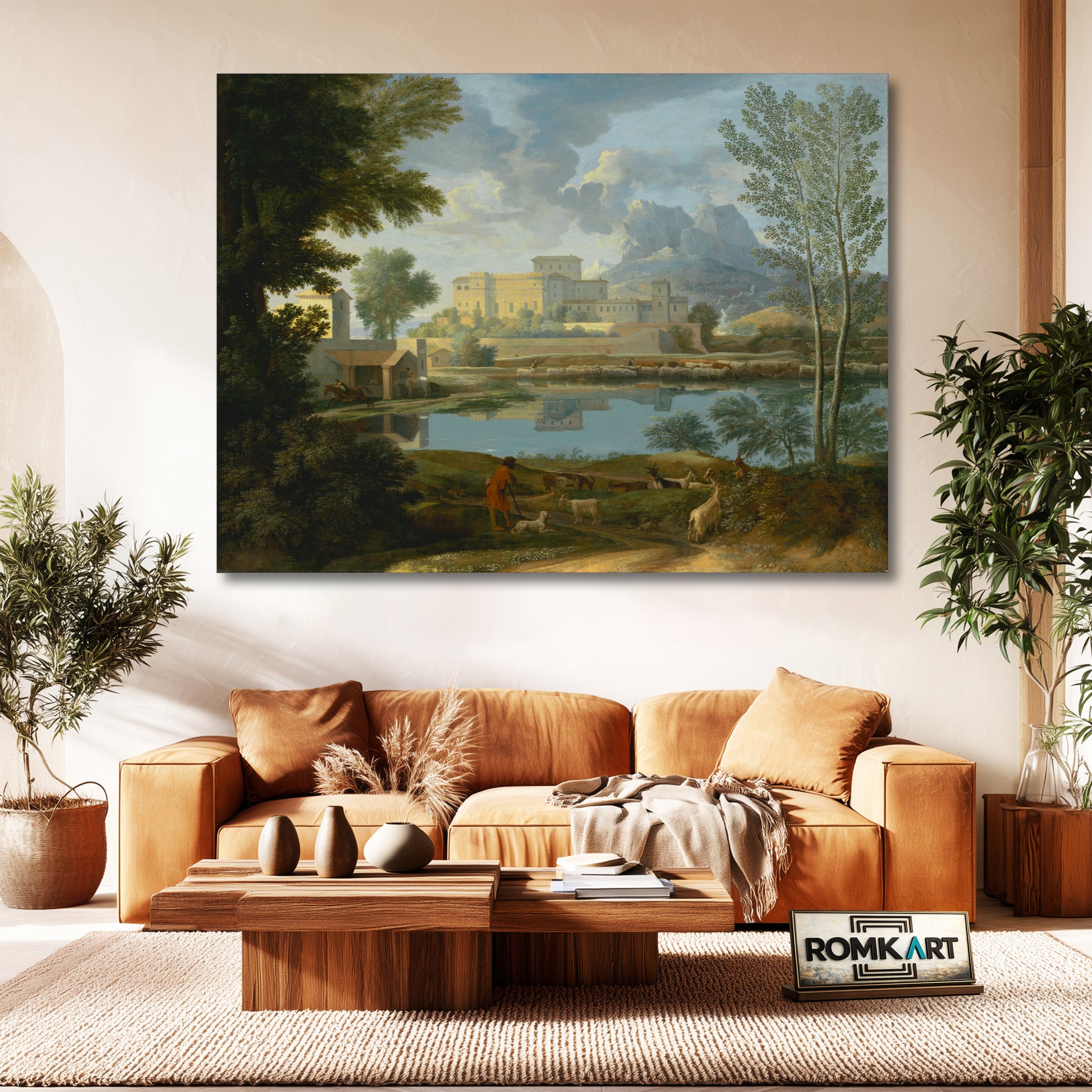 Nicolas Poussin Landscape In Calm Weather 1651 – Reproduction